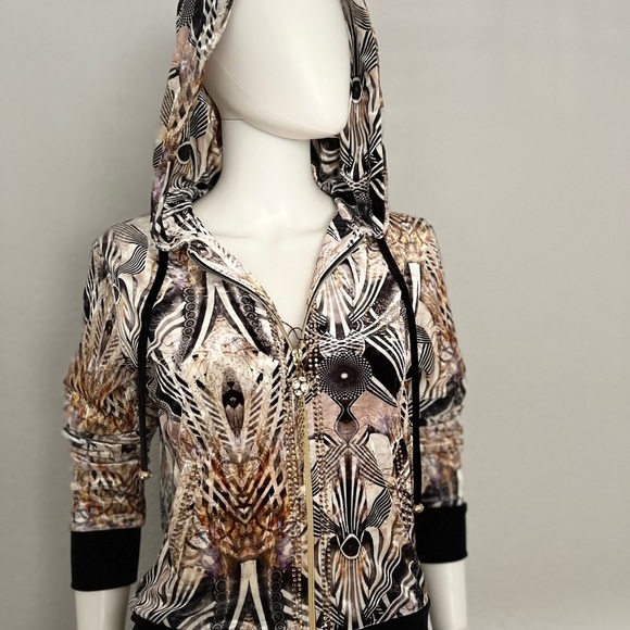 NWT WOMEN VELOUR TRACKSUIT 2PC SET HOODED JACKET/BLACK‎ PANTS LOUNGEWEAR JOGGERS - Picture 3 of 9